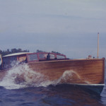 Salonkivene Maija esillä Merikeskus Vellamon Venehallissa